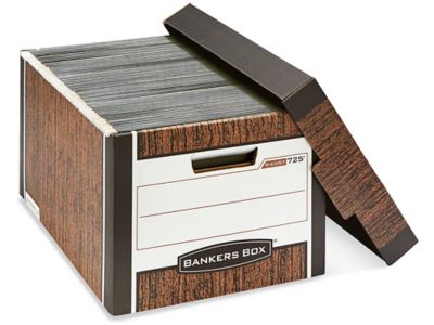 Archival storage file boxes